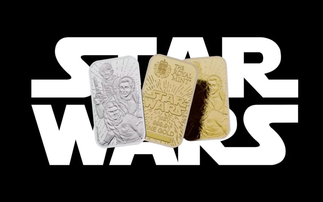 La nueva estrategia de marca de The Royal Mint: lingotes de oro y plata inspirados en Star Wars
